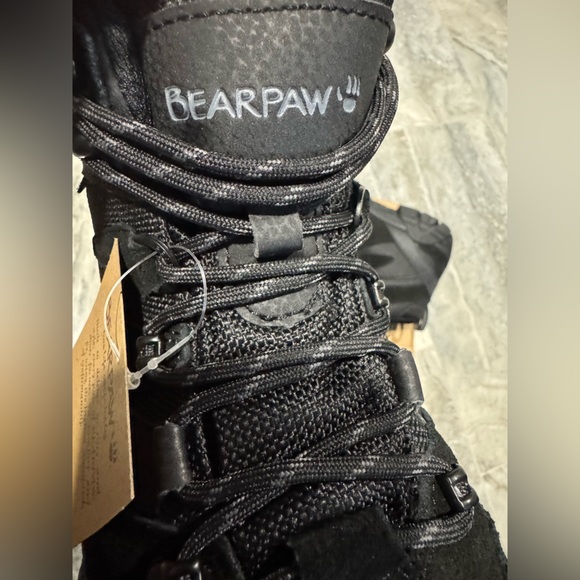 BearPaw Women's Black Hiking Boots - Picture 6 of 9